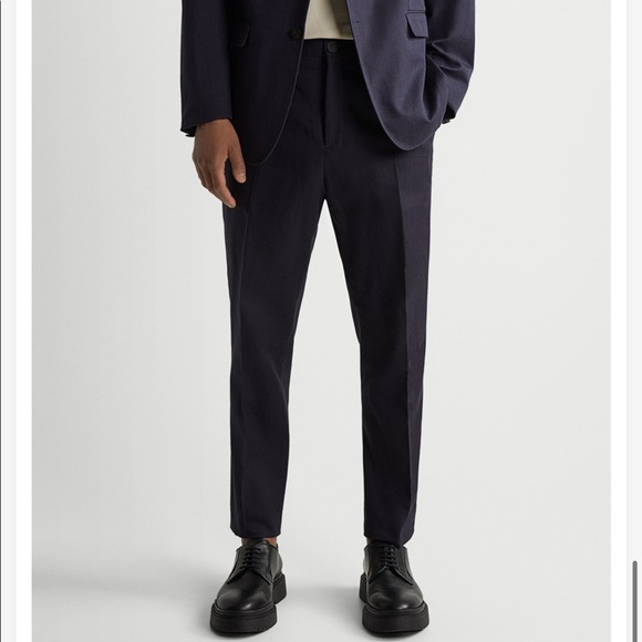 ZARA Mens Cotton - Linen Blend Suit Trousers [LAST ONE] - Picture 6 of 8